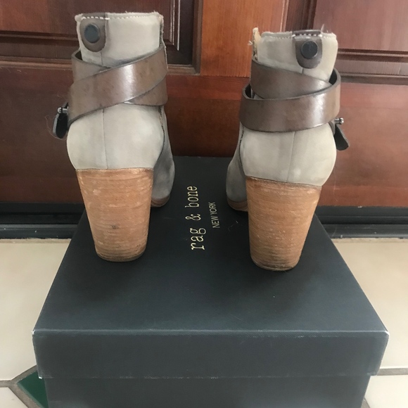 Rag & Bone Harrow Boot Grey 39 - Picture 3 of 4